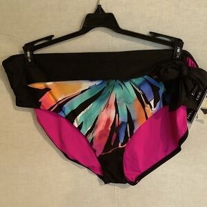 LA Blanca Tide Swim Bottom Plus Size 18W New